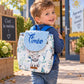 Créez Votre Sac à dos bébé -Mink- Personnalisé | 0-3 ans Garçon | 28x23 cm