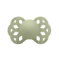 2 Sucettes physiologiques BIBS Infinity personnalisées | 0-6 mois | Ivoire Sauge