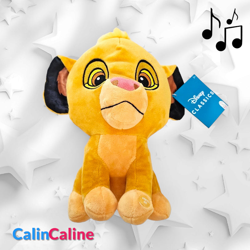 Peluche Disney Musicale Simba 30cm | 1 an et + | Polyester doux