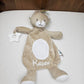 Doudou Ourson 28cm Brun Avec Anneau de Dentition | Prénom Brodé