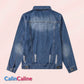 Veste en Jeans Enfant Bleu Foncé | 2-3 ans | A Personnaliser