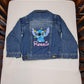 Veste en Jeans Enfant Bleu Foncé | 2-3 ans | A Personnaliser | Prénom brodé