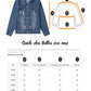 Veste en Jeans Enfant Bleu Foncé | Guide des tailles