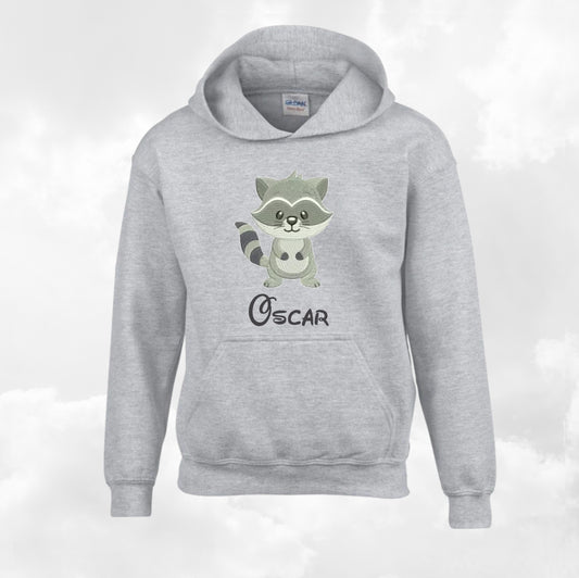 Hoodies Enfant Gris Sport A Capuche | 3-4 ans XS | Broderie Personnalisée