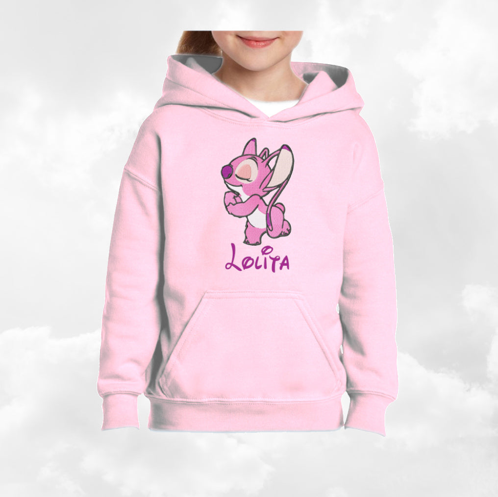 Hoodies Enfant Rose A Capuche | 3-4 ans XS | Broderie Personnalisée