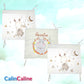 Tour de lit Hippo | 3 coussins 60cm x 40cm | Coton et Velours | A personnaliser