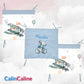 Tour de lit Renard Pilote | 3 coussins 60cm x 40cm | Coton et Velours | A personnaliser