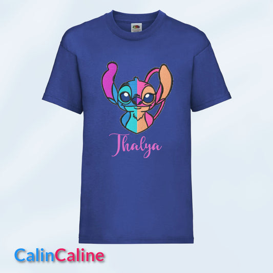 Royal Blue Children's Tshirt To Customize | From 3 to 8 years old | With Embroidered First Name