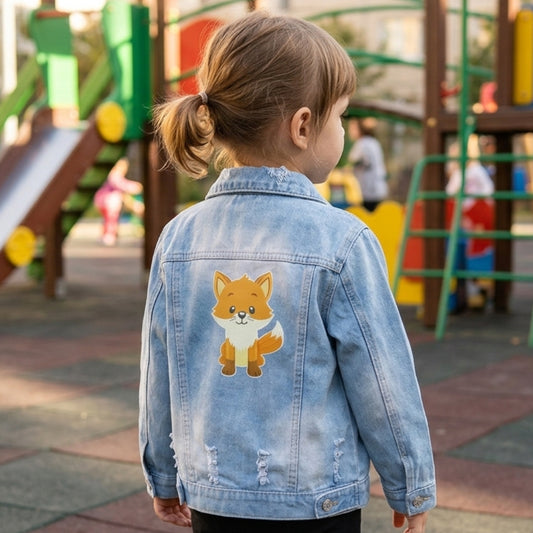Veste en Jeans Enfant Bleu Clair | 3-4 ans | Broderie Personnalisée
