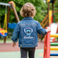 Veste en Jeans Enfant Bleu Foncé | 3-4 ans | Broderie Personnalisée