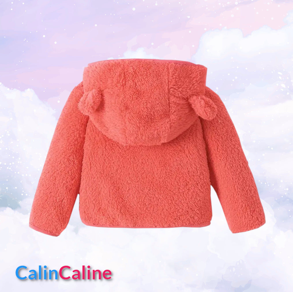 Veste Polaire Enfant -Pêche- | Message Brodé | De 6mois à 2 ans