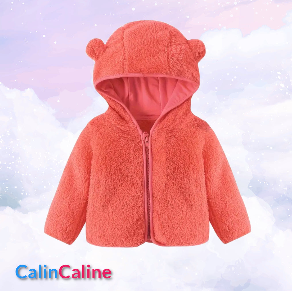 Veste Polaire Enfant -Pêche- | Message Brodé | De 6mois à 2 ans
