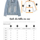 Veste en Jeans Enfant Bleu Clair | Guide des tailles