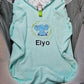 Personalized baby bathing cape 0-3 years - Boy - Calincaline.be