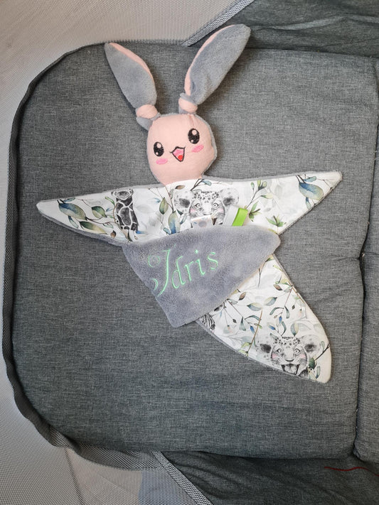 Boy's Personalized Comforter - Rabbit