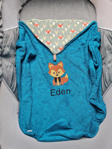 Cape de bain enfant personnalisée