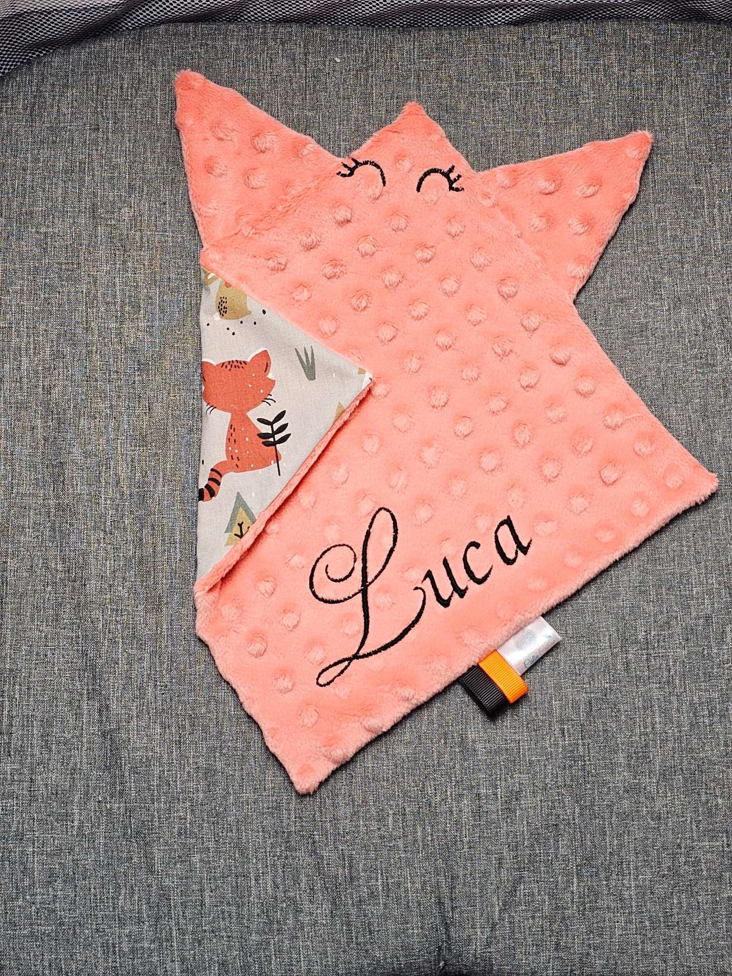 Doudou Carré Personnalisé Garçon - Calincaline.be
