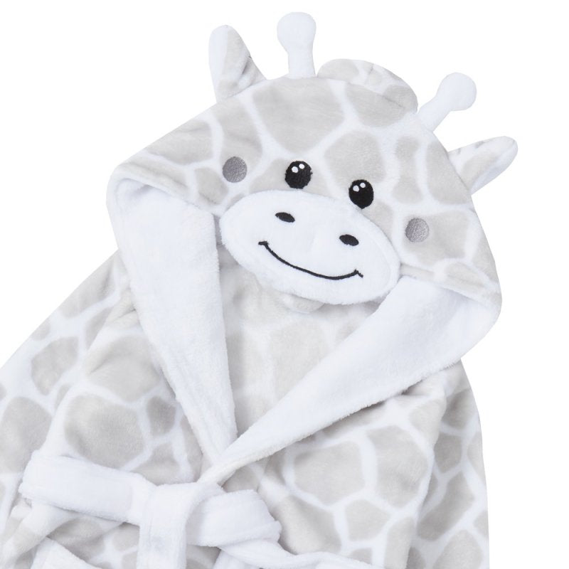 Peignoir bébé girafe personnalisé avec prénom