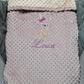 Decke mit personalisierter Mädchenstickerei - Louise