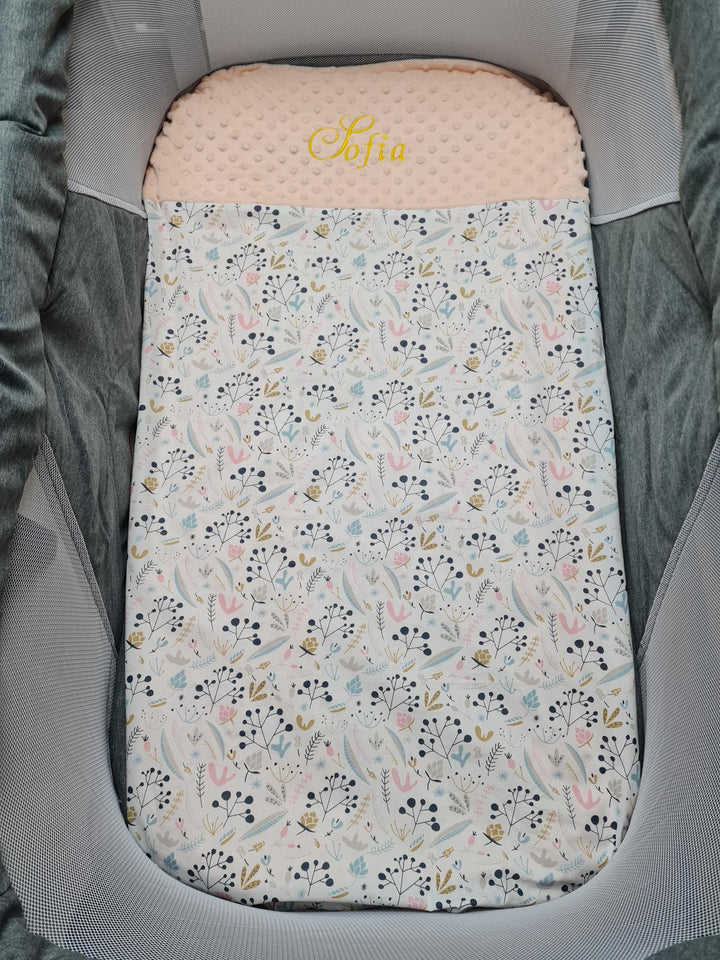 Couverture Personnalisée Fille 70cm x 95cm pour 0-3 ans - Calincaline.be