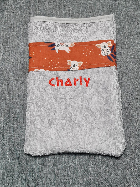 Gant de toilette enfant personnalisé - Garçon - Calincaline.be