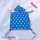 Doudou Nuage Garçon avec prénom brodé | Coton Polaire | A personnaliser