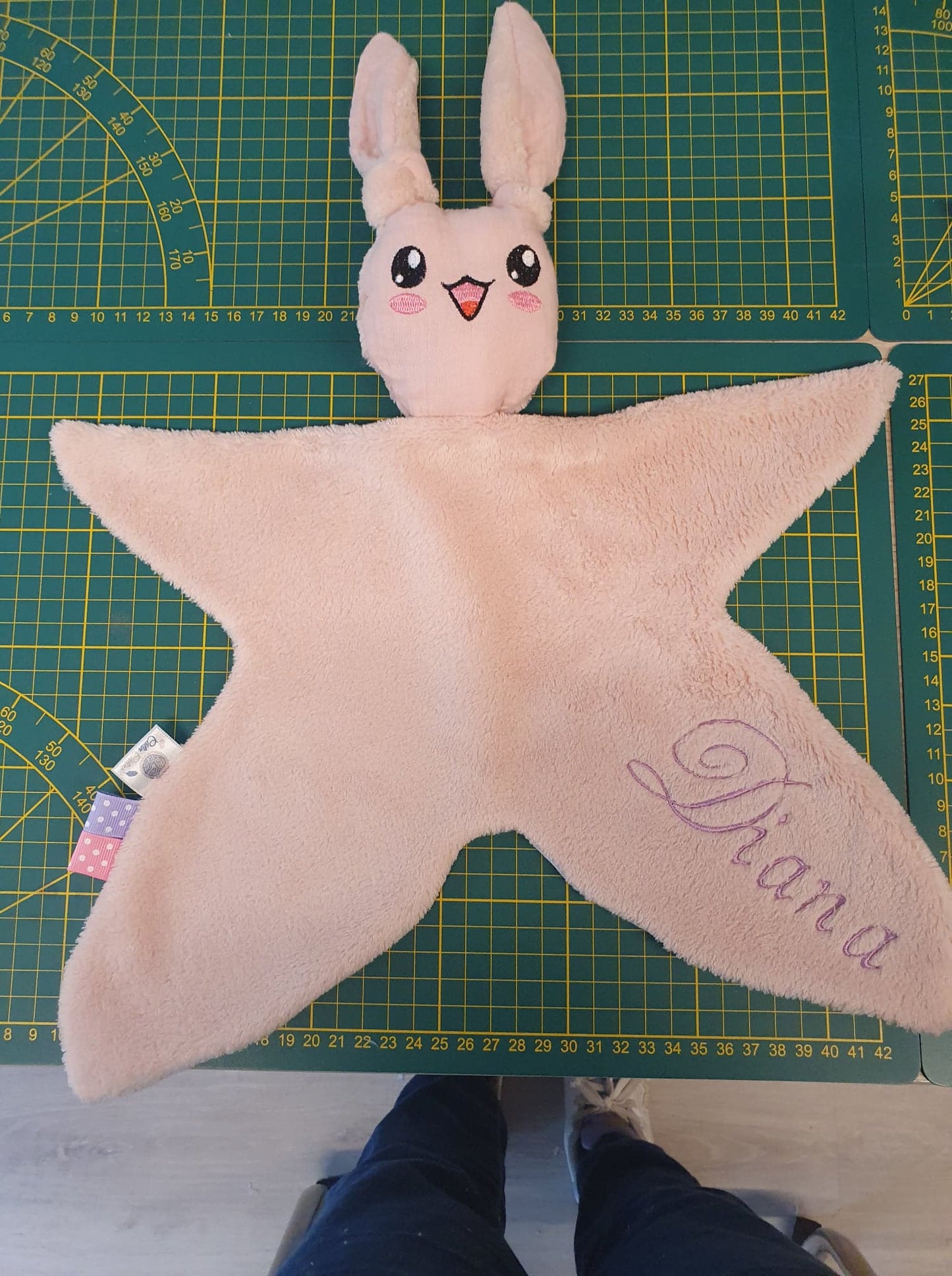 Doudou Personnalisé Fille - Lapin