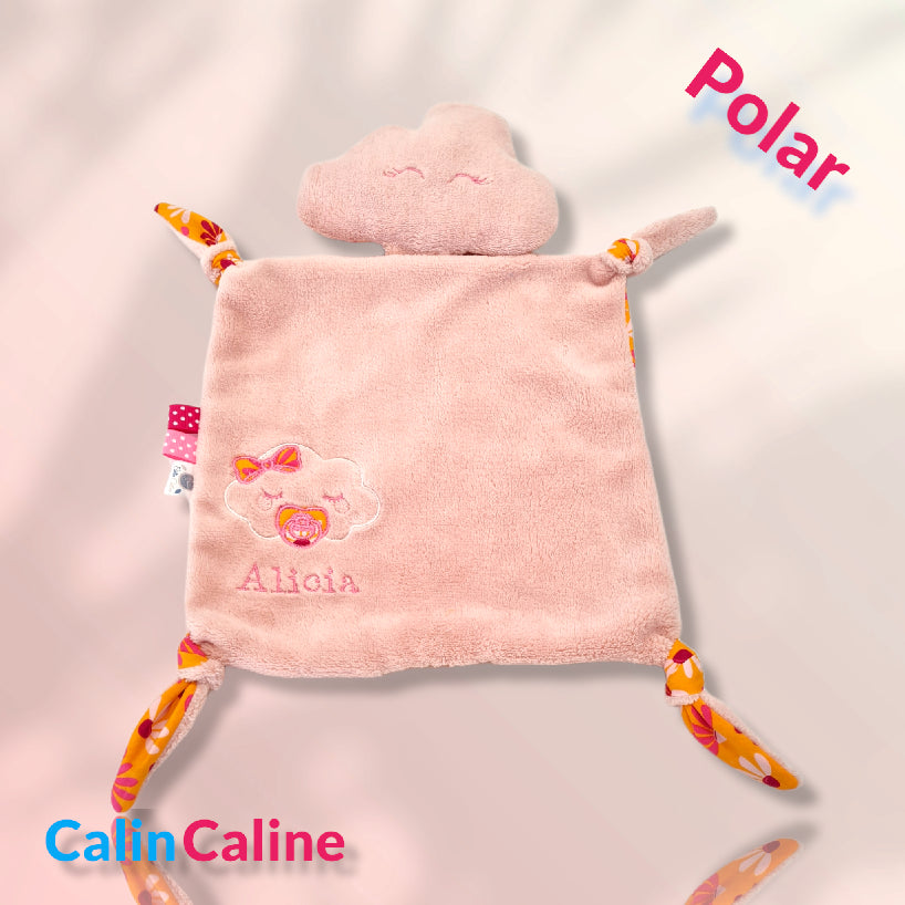 Doudou Polaire Perso Fille - Nuage