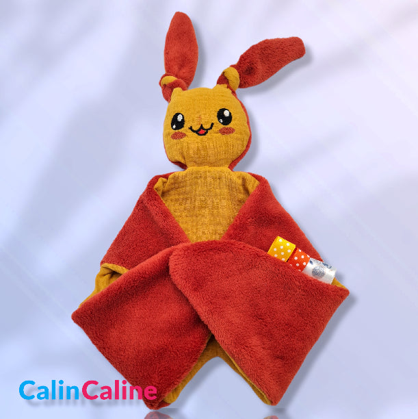 Doudou Perso Garçon - Lapin - Calincaline.be