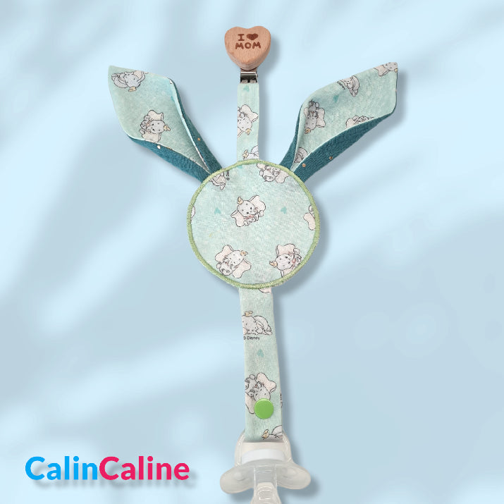 Dumbo pacifier clip