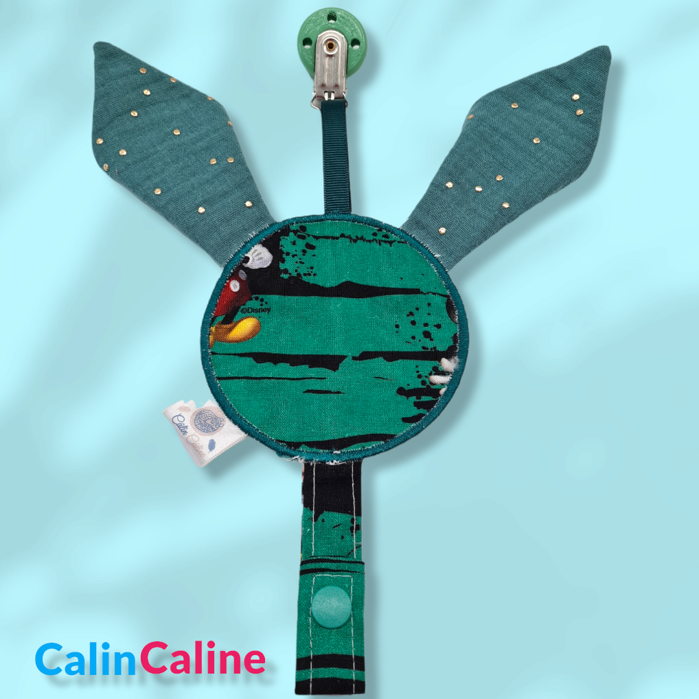 Attache tétine Mickey Mouse - CalinCaline.be