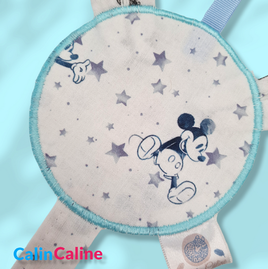 Witte Mickey Mouse speenkoord - CalinCaline.be