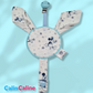 White Mickey Mouse pacifier clip - CalinCaline.be