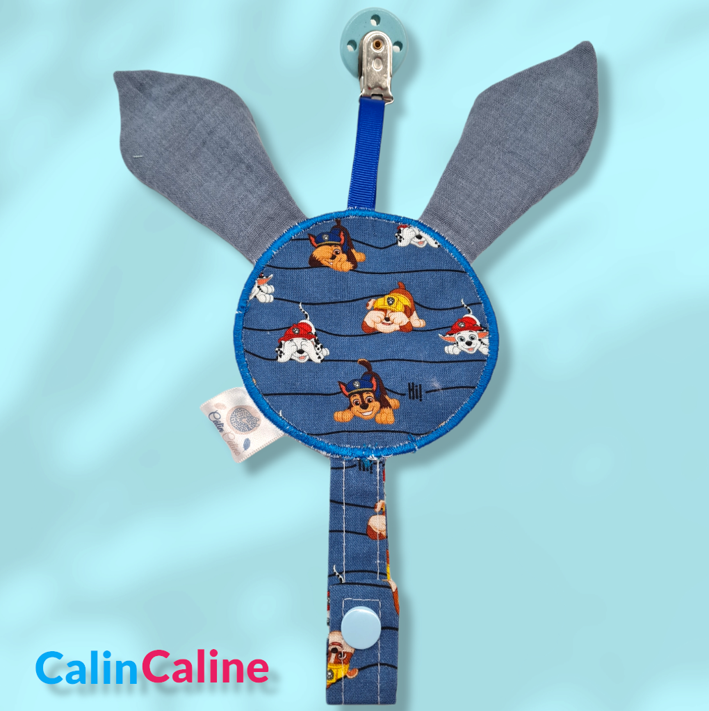 Attache tétine Pat Patrouille - CalinCaline.be
