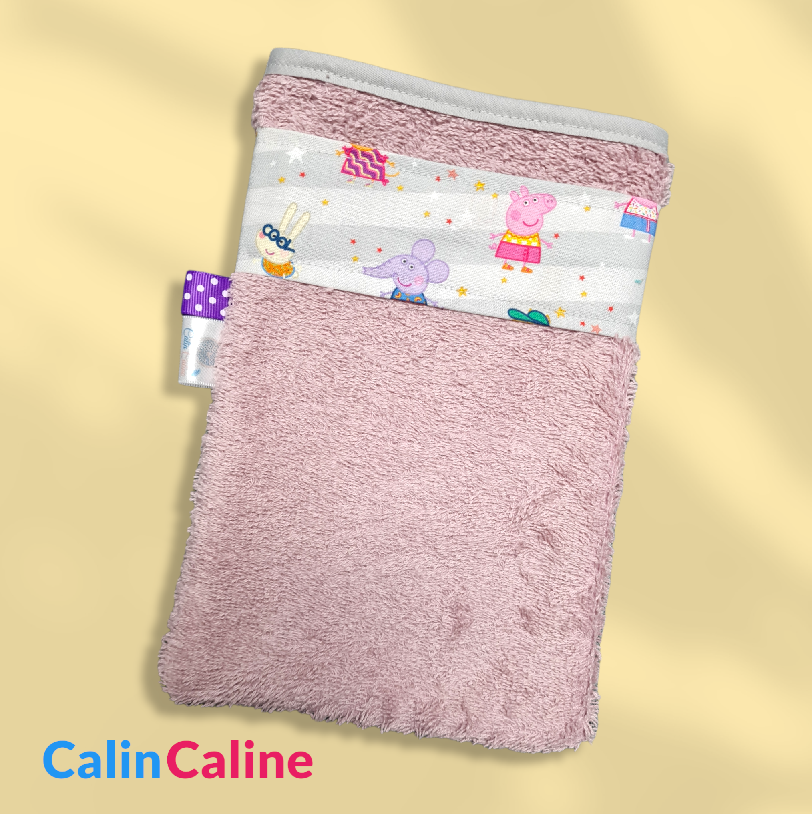 Gant de toilette bébé personnalisé