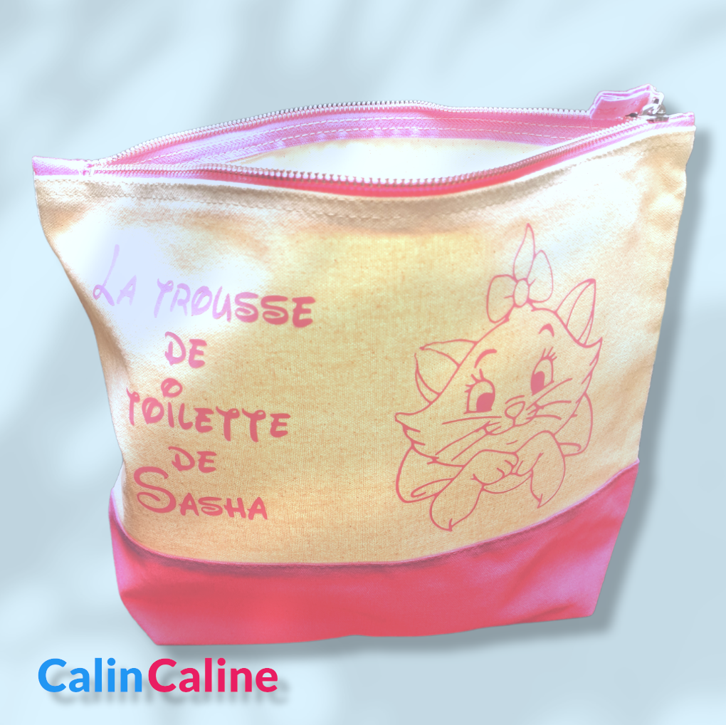 Trousse de toilette fille personnalisée