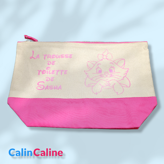 Personalized girl toiletry bag