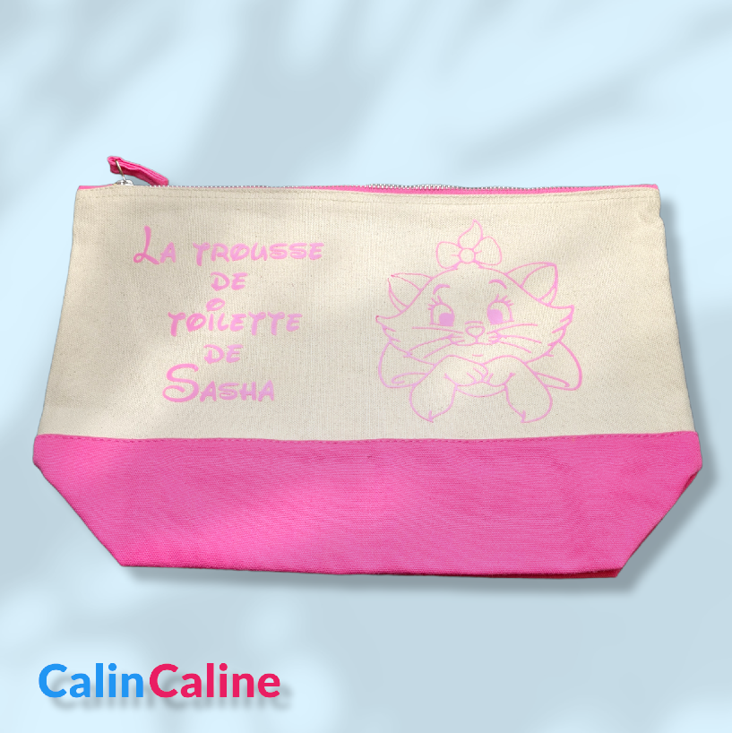 Trousse de toilette fille personnalisée