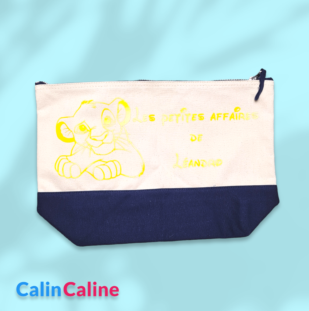 Personalized boy's toiletry bag 3L and 5L