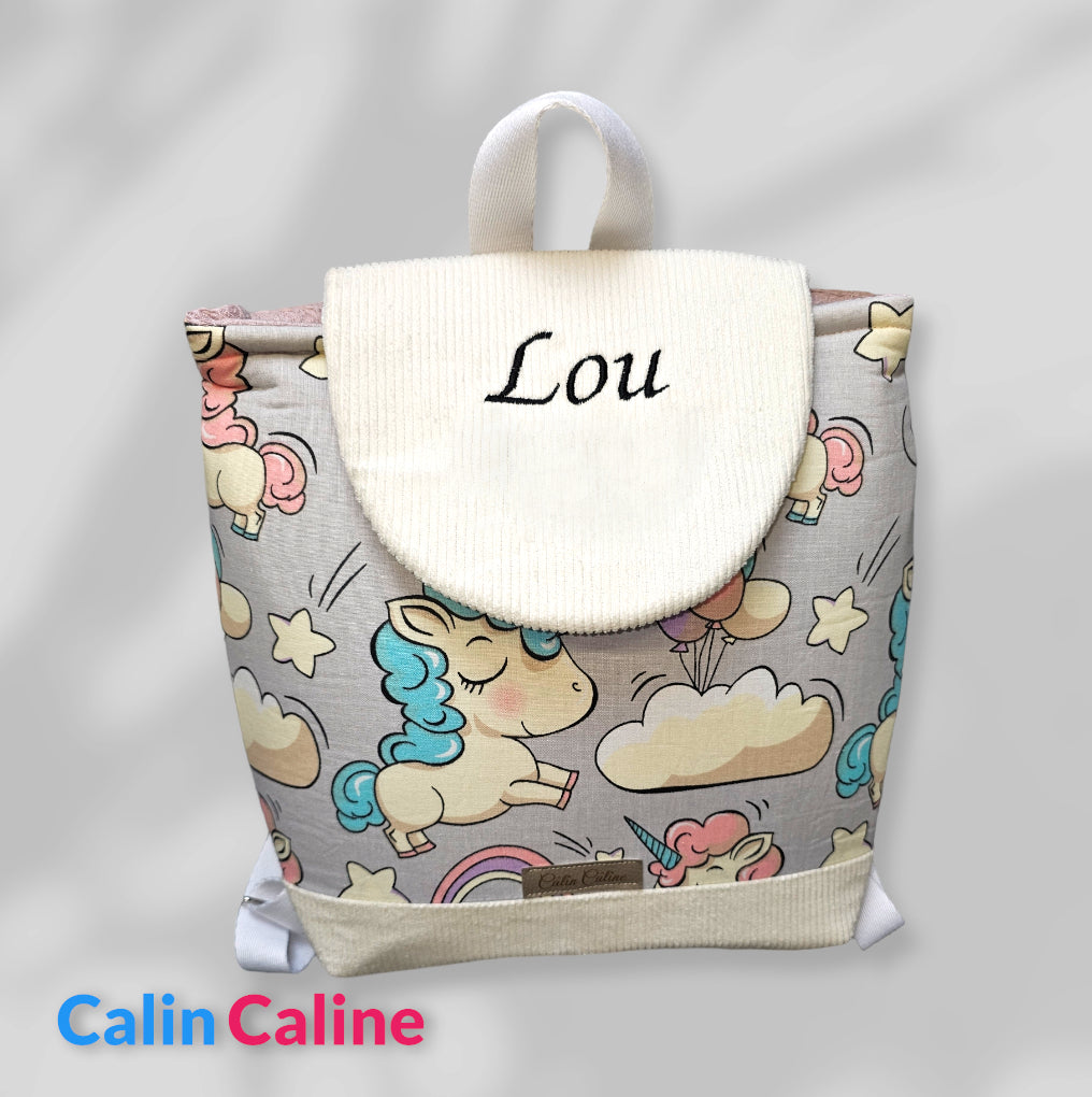 Vuli Premium Baby Backpack | 0-3 years old girl | 28x23 cm | To personalize