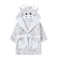 Peignoir bébé girafe personnalisé avec prénom