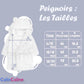 Peignoir bébé girafe personnalisé avec prénom