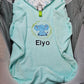 Cape de bain bébé personnalisée 0-3 ans - Garçon - Calincaline.be