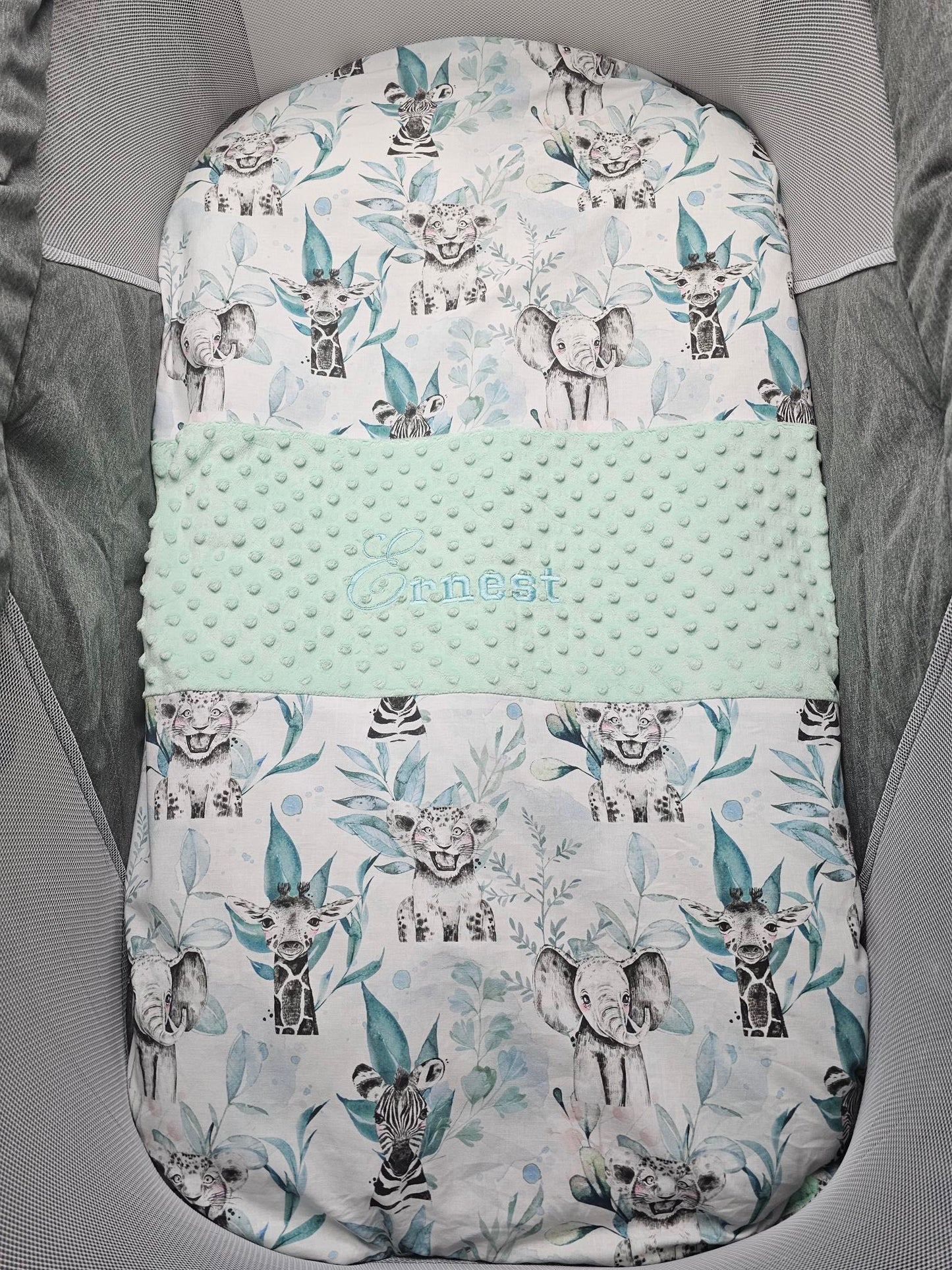 Couverture Personnalisée Garçon - Modèle 2 - 70cm x 95cm - Calincaline.be