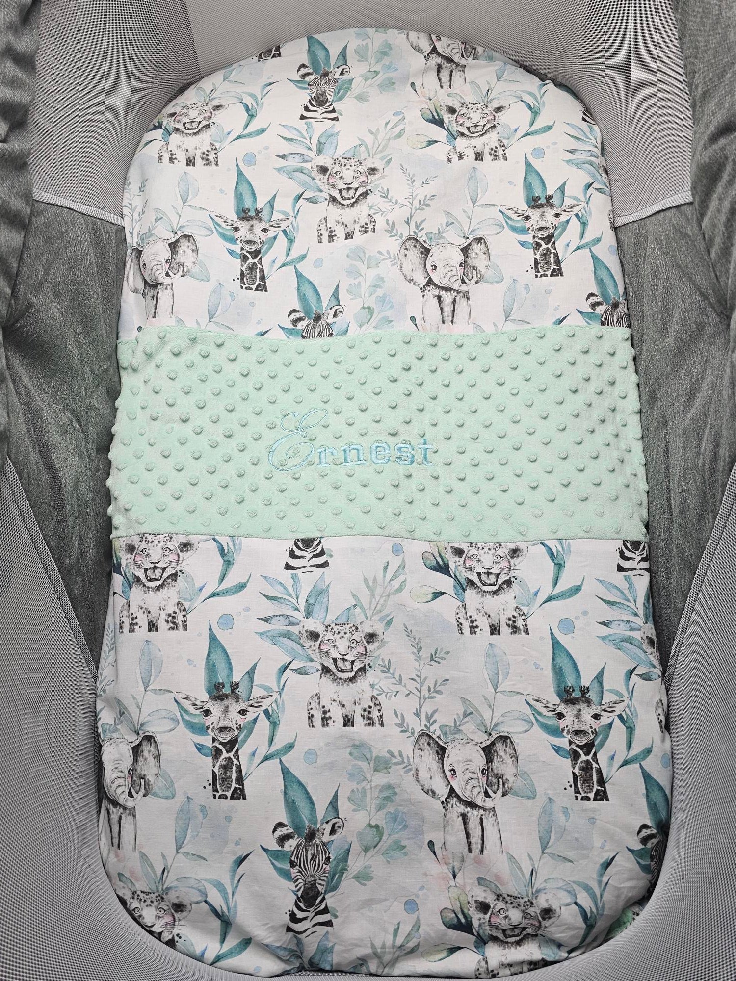 Couverture Personnalisée Garçon - Modèle 2 - 70cm x 95cm - Calincaline.be