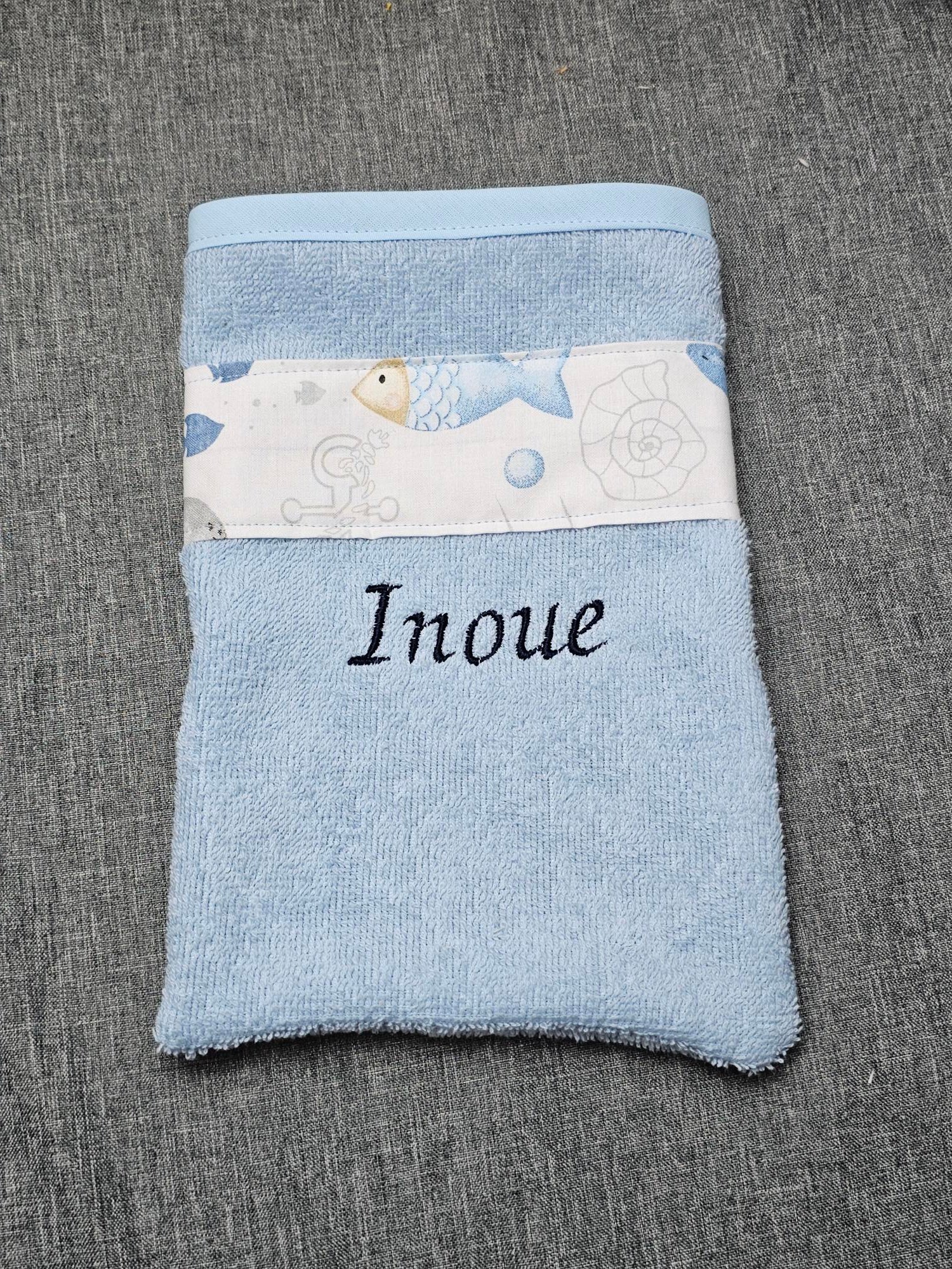 Gant de toilette enfant personnalisé - Garçon - Calincaline.be
