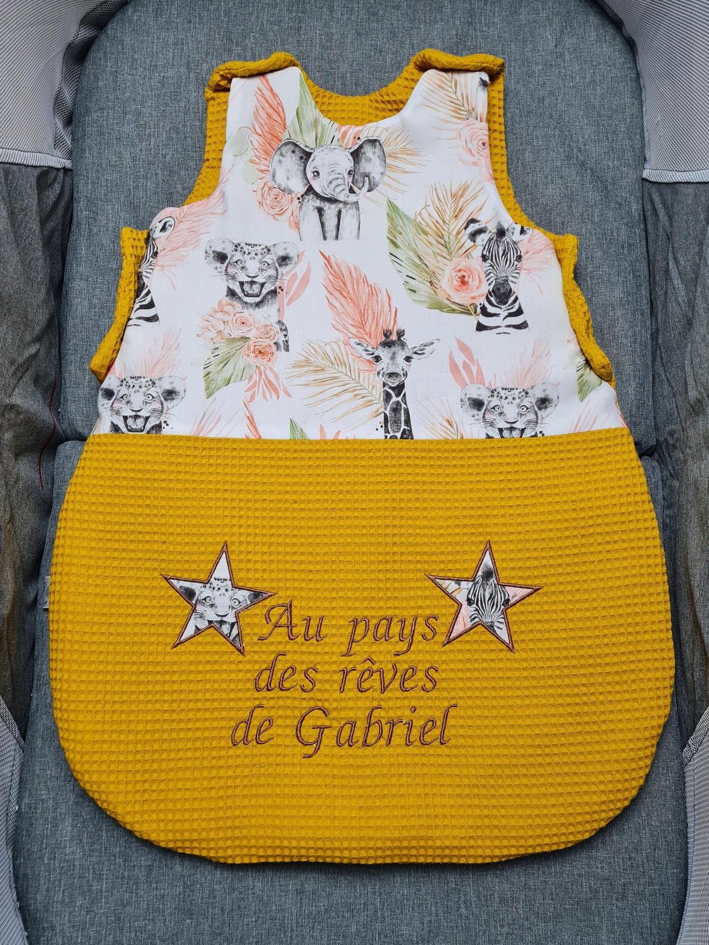 Gigoteuse Personnalisée Garçon 0-6m et 6-12m