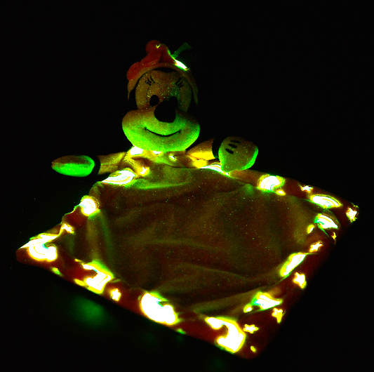 Gepersonaliseerde Disney Baby Minnie Fosforescerende Doudou - Calincaline.be