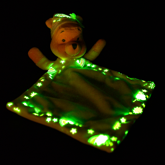 Personalized Disney Baby Winnie Glow in the Dark Doudou - Calincaline.be