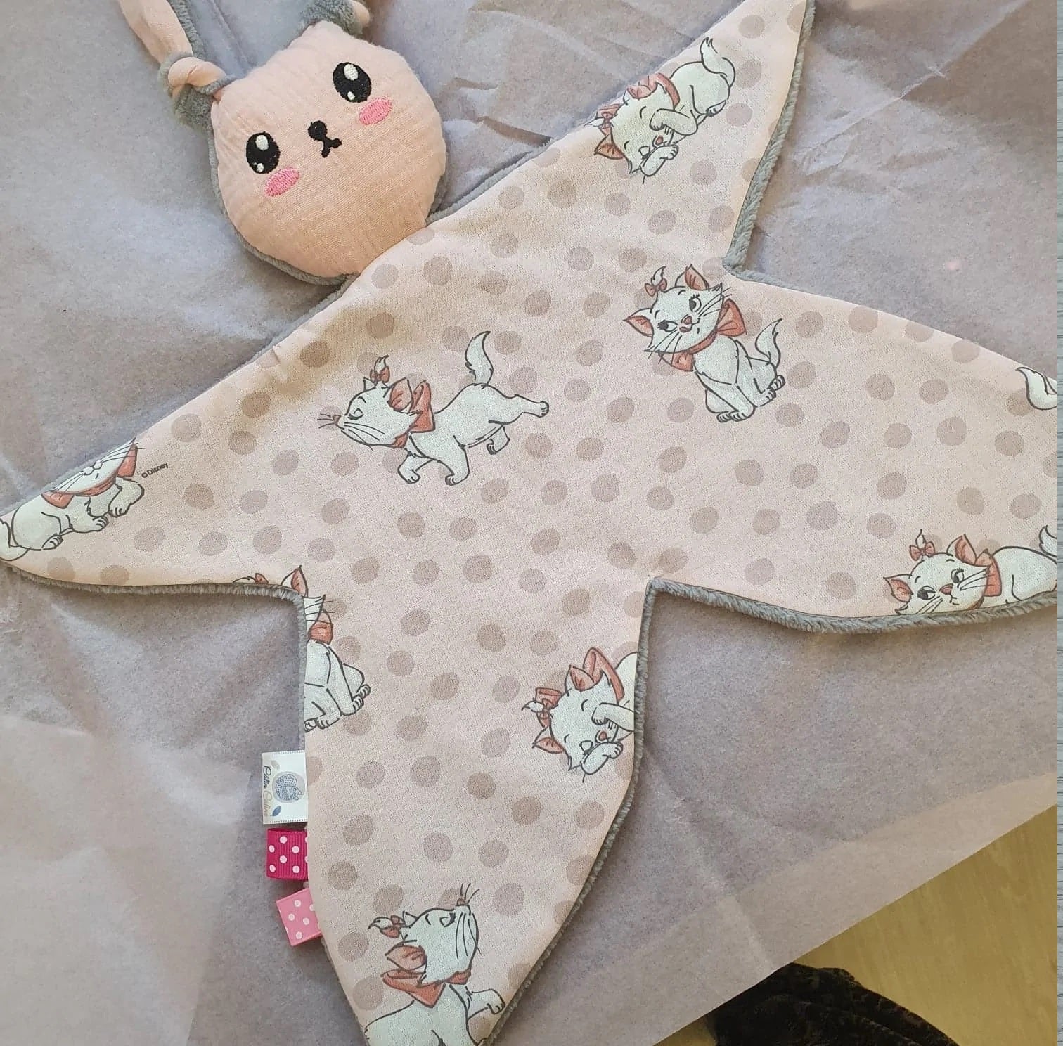 Doudou Personnalisé Fille - Lapin